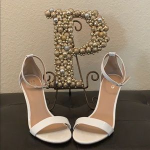 White 4” Sandals